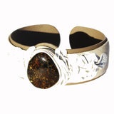 Leather & Honey Baltic Amber Bracelet