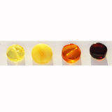 Polished Muliticolour Baltic Amber Tablet Beads with holes