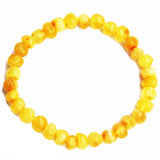 Baltic Amber Bracelet Round Bead