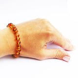 Baltic Amber Bracelet Round Bead