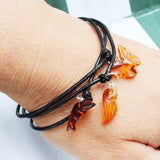 Beautiful Child Bracelet With Baltic Amber Charm