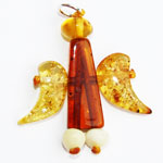 Cute Baltic Amber ANGEL Pendant