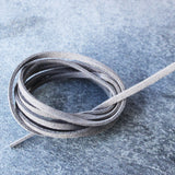 Suede leather Cord 1 meter, available in grey, light brown or dark brown, Jewellery making, Jewelry Craft supplies, for bracelet or necklace