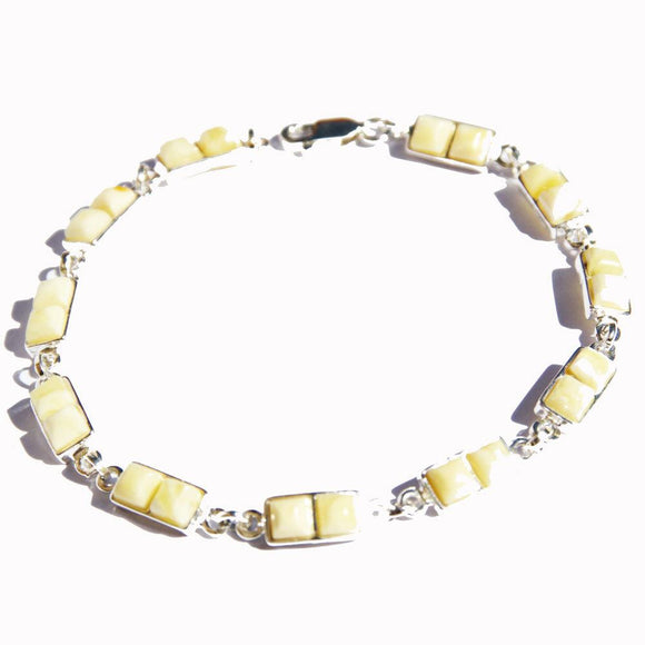 Baltic Amber Bracelet Squares