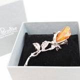 Irresistibly Romantic Hand Crafted Single Flower Brooch