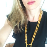 Long Baltic Amber Necklaces, from 26 inch -54 inch.