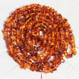 Extra Long Baltic Amber Necklace, from 78-88 inch.
