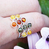 Stunning Baltic Amber Ring Design