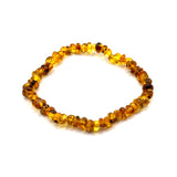 Charming Baltic Cognac Amber Bracelet.