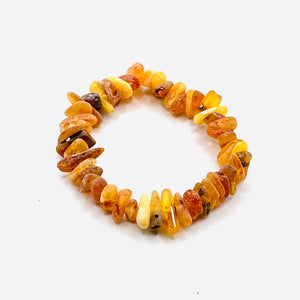 Unpolished Chunky Baltic Amber Bracelet