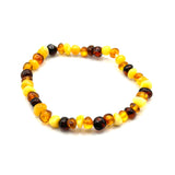 Charming Baltic Cognac Amber Bracelet.