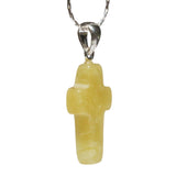 Small Baltic Amber CROSS Pendant