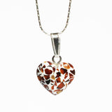 Baltic Amber Dalmatian Pattern Pendant