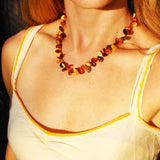 Baltic Amber Necklace - Full Carnival