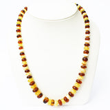 Beautiful Baltic Honey Amber Necklace 21.5 inch.