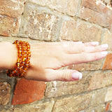 Baltic Amber Bracelet Round Bead