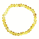 Baltic Amber Bracelet Round Bead