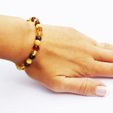 Baltic Amber Bracelet Round Bead