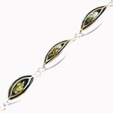 Classic Solid Marquise Honey or Green Amber Jewellery