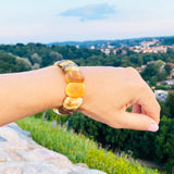 Unpolished Butterscotch Amber Bracelet