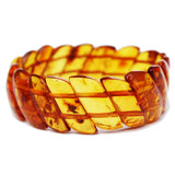 Elegant Baltic Amber Bracelet Wave