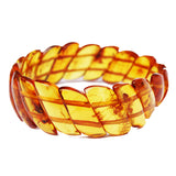 Elegant Baltic Amber Bracelet Wave