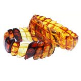 Elegant Baltic Amber Bracelet Wave