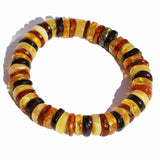 Large Baltic Amber Bracelet - Discs