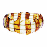 Uneven Baltic Amber Pieces Bracelet