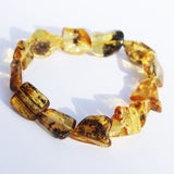 Lemon Amber With Inclusions Necklace