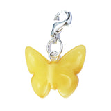 Amber Butterfly Charms