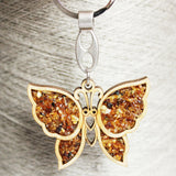 Beautiful Butterfly Keyring