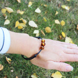 Charming Cotton & Baltic Amber Anklet
