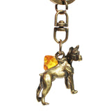 Moose and Amber Tumble Keyring