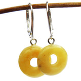 Baltic Amber Earrings - Doughnuts