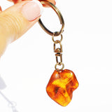 Honey Baltic amber Key-ring (keychains)