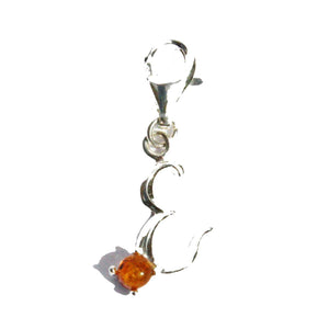 Amber Alphabet Initial Charms
