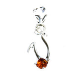Amber Alphabet Initial Charms