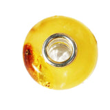 Butterscotch Baltic Amber Bead - Pandora Style Charm