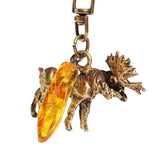 Moose and Amber Tumble Keyring