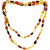 Long Amber Drop Necklace. Be in style!!! 31inch.