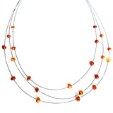 Charming Three Wires Illusion Necklace