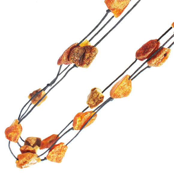 Baltic Amber Necklace - Traditional Style