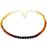 Baltic Amber Rainbow Pattern Necklace