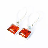 Baltic Amber Earrings - Squares