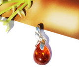 Baltic Amber Pendant with Bow
