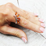 Romantic Baltic Amber Ring