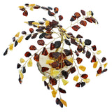 Cognac Amber Tree - WILLOW (135 amber leaves)