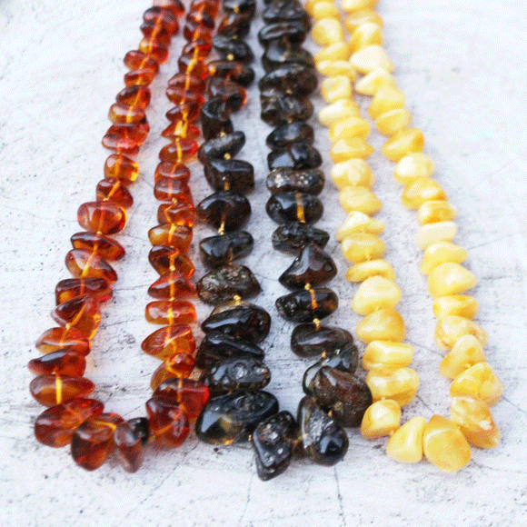 Chunky Rounded Amber Necklaces