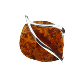 Elegant Designer Honey Amber Ring